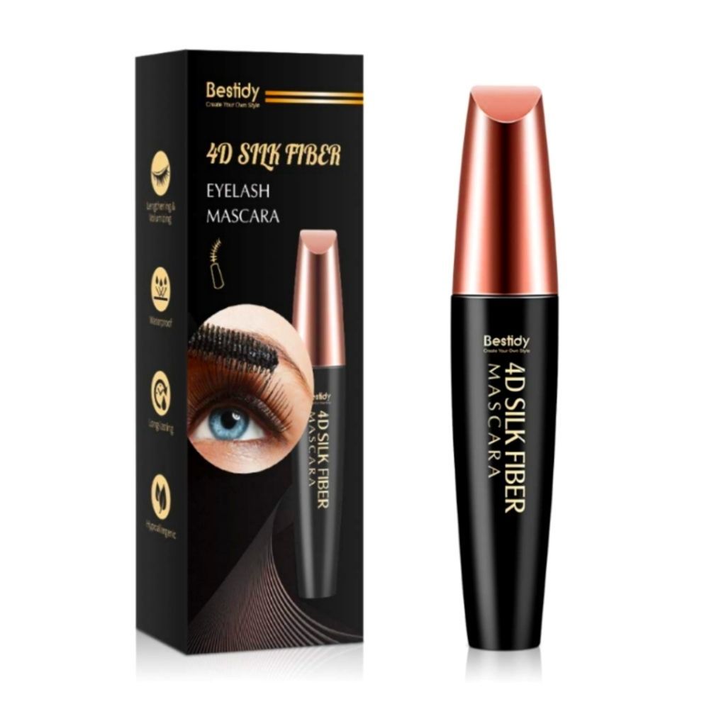 ʕ·ᴥ·ʔ4D Silk Fiber Lash Mascara, Fiber Mascara, 4D Silk